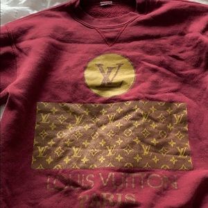 Vintage LV Logo crew neck sweater